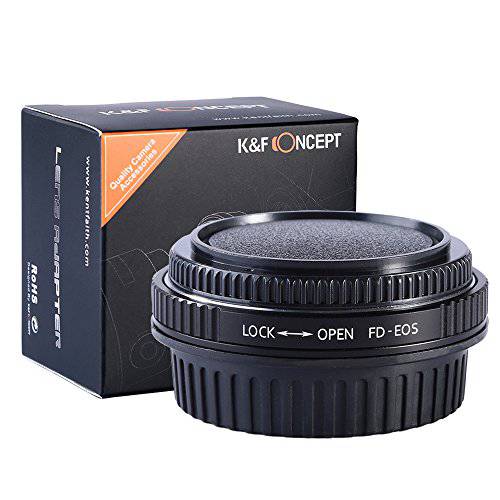 K&F Concept 프로 렌즈 마운트 어댑터 for 캐논 FD FL 렌즈 to 캐논 EOS Camera, for 캐논 1D, 1DS, Mark II, III, IV, 디지털 Rebel T5i, T4i, T3i, T3