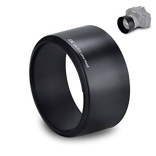JJC 카메라 렌즈 후드 쉐이드 for 캐논 EF 50mm f/ 1.4 USM 렌즈 Replaces 캐논 ES-71II 후드 Reverse Attaching -Black
