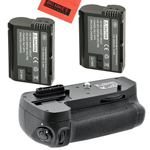 배터리 그립 Kit for Nikon D7100, D7200 디지털 SLR 카메라 Includes Qty 2 교체용 EN-EL15 배터리+  버티컬 배터리 그립+  더
