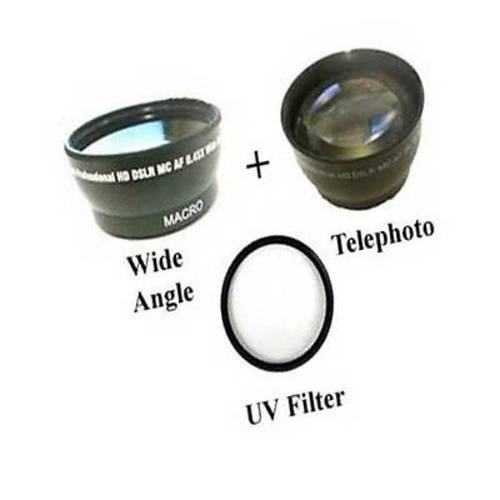 와이드 렌즈+ Tele 렌즈+  UV for 소니 HDR-PJ740, 소니 PJ740VE, 소니 HDR-PJ760, 소니 PJ760E, 소니 PJ760VE