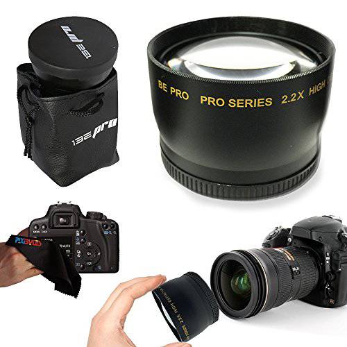 I3ePro 58mm 2.2X 망원 렌즈 부착식 for 모든 58mm Lenses