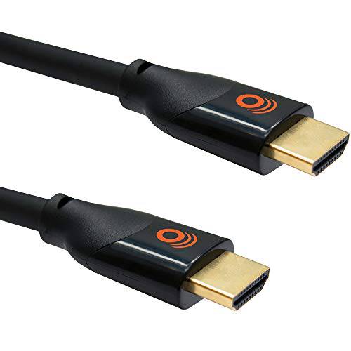 ECHOGEAR Short 2ft HDMI 울트라 HD 고속 케이블 - 4k& HDR 호환가능한 - Meets 최신 HDMI 기본 - 금도금 커넥션 - 지원 HD, 4k 랜포트 Signals 120fps Refresh& 48gbps 대역폭