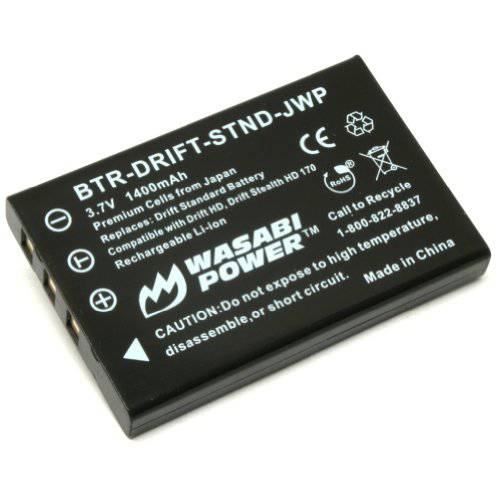 Wasabi Power  배터리 Drift DSTBAT 스탠다드 배터리 and Drift HD, HD170, HD170 스텔스, HD720