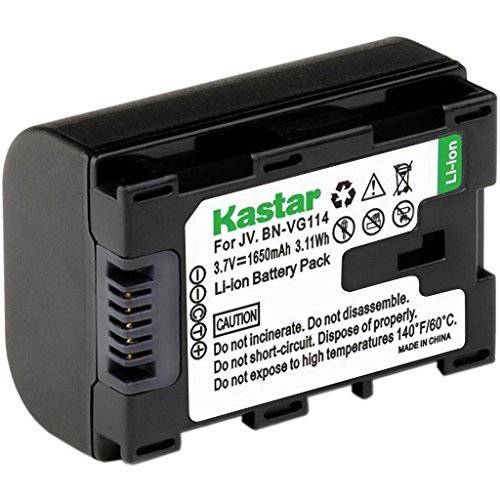 Kastar BN-VG114 배터리 for JVC BN-VG107U, BN-VG108U, BN-VG114U, BN-VG121U, BN-VG138U