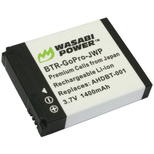 Wasabi 파워 배터리 for 고프로 HD 히어로2, 고프로 오리지날 HD 히어로 and 고프로 AHDBT-001, AHDBT-002
