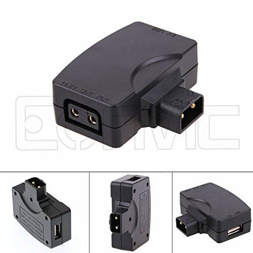 Eonvic 5V Dtap to USB 배터리 잭 컨버터, 변환기 Anton Bauer/ 소니 V-Mount 카메라 배터리