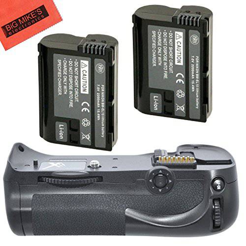 배터리 그립 Kit for Nikon D600 D610 디지털 SLR 카메라 Includes Qty 2 교체용 EN-EL15 배터리+  버티컬 배터리 그립