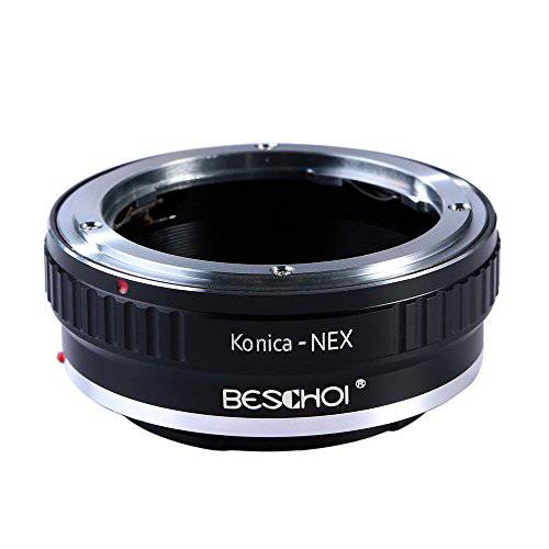 Beschoi 렌즈 마운트 어댑터 for 코니카 AR 렌즈 to 소니 NEX E-Mount 카메라 Body, fits 소니 NEX-3 NEX-3C NEX-5 NEX-5C NEX-5N NEX-5R NEX-6 NEX-7 NEX-VG10 etc