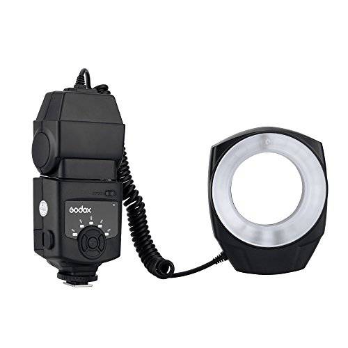 Godox ML-150 Macro 링 Flash 라이트 GN10 with 6 렌즈 어댑터 링 for 캐논 Nikon Pentax 올림푸스 DSLR 카메라
