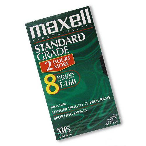 Maxell 스탠다드 그레이드 T-160 VHS Videotapes 10-Pack