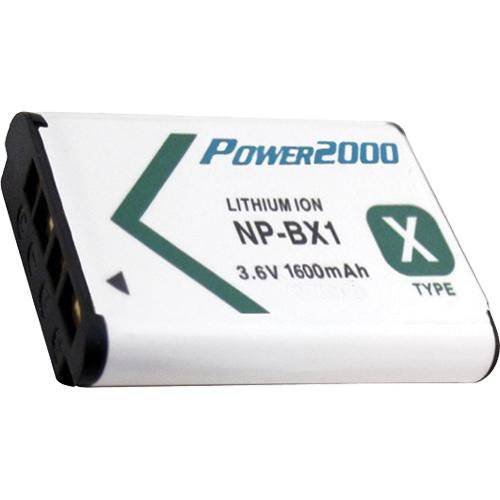 Power2000 ACD-408 충전식 배터리 for 소니 NP-BX1