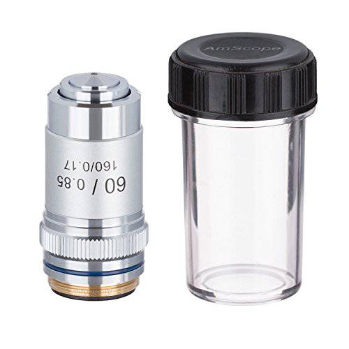 AmScope A60X 60X Achromatic 현미경 Objective