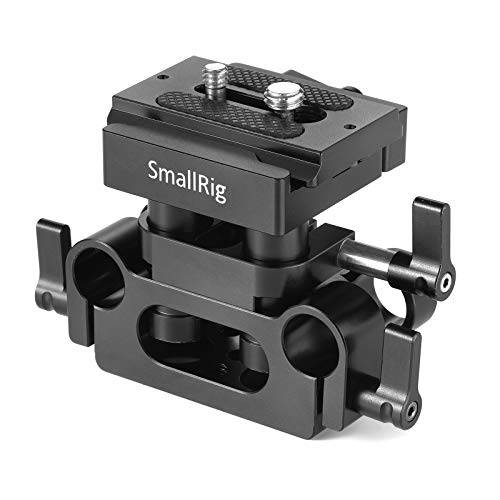 SMALLRIG 범용 15mm 레일 지지,보호 시스템 with 15mm Rod 클램프 and 퀵 릴리즈 플레이트 - 2272