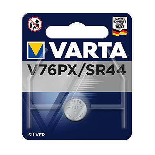 Varta V76PX 전자제품 Silver1.55V 배터리 for Cameras/ MP3 플레이어 and 게임보이 (Blue Silver)