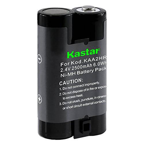 Kastar 충전식 배터리 KAA2HR 교체용 for Kodak KAARDC K3ARDC and Kodak Z/ ZD 카메라 Z1275 Z650 Z700 Z740 Z885 Z980 ZD710 CW330 후지필름 FinePix A205S A210 A310 Nikon coolpix 600 카메라