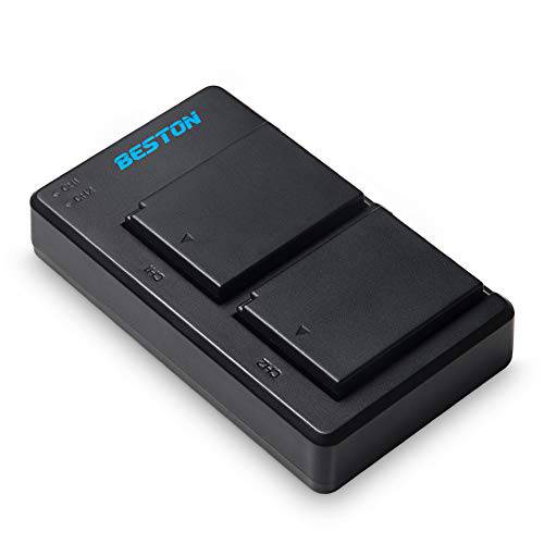 BESTON 2-Pack LP-E10 배터리 Packs and USB 충전 for 캐논 EOS Rebel T3 T5 T6 T7 디지털 카메라