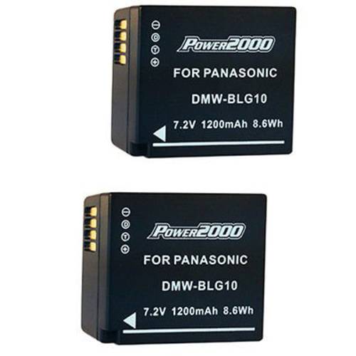 2X DMW-BLG10 BLG10E BLG10PP Batteries for 파나소닉 DMC-GF6K, 파나소닉 GF6X, GF6, DMC-ZS100, DMC-GX7CSP
