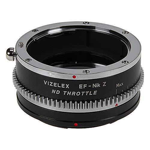 Vizelex ND 조절판 렌즈 마운트 어댑터 호환가능한 with 캐논 EOS EF (NOT EF-S) DSLR 렌즈 to Nikon Z-Mount 미러리스 카메라 바디 with Built-in 가변 ND 필터 (1 to 8 Stops)