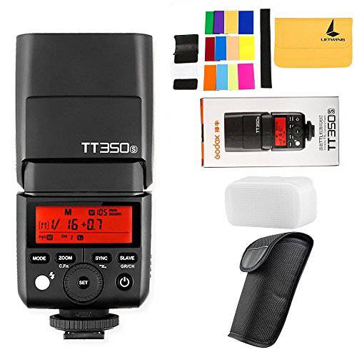 GODOX TT350S 2.4G HSS 1/ 8000s TTL GN36 카메라 Speedlite 호환가능한 for 소니 미러리스 디지털 카메라