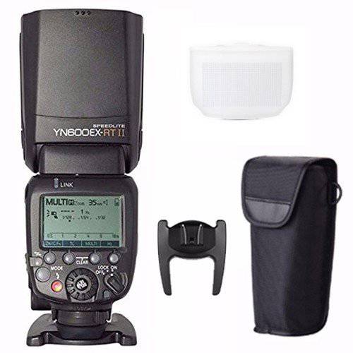 YONGNUO Updated YN600EX-RT II 무선 Flash Speedlite with Optical Master and TTL HSS for 캐논 AS 캐논 600EX-RT w/ EACHSHOT 디퓨저