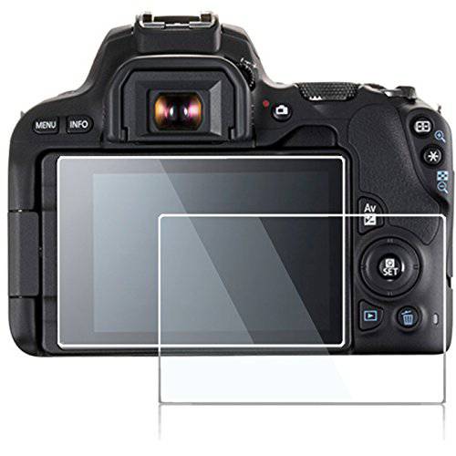 화면보호필름, 액정보호필름 호환가능한 캐논 Eos Rebel SL2 SL3 200D 200D II Kiss X9 DSLR Camera, debous Anti-Finger Optical 강화유리 0.3mm 9H 하드 Protective Cover(2 Pack)