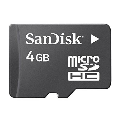 SanDisk 4GB microSDHC 메모리 카드 SD 어댑터 with