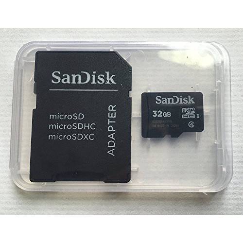 SanDisk 32GB microSDHC 고속 Class 4 카드 마이크로SD to SD 어댑터 with