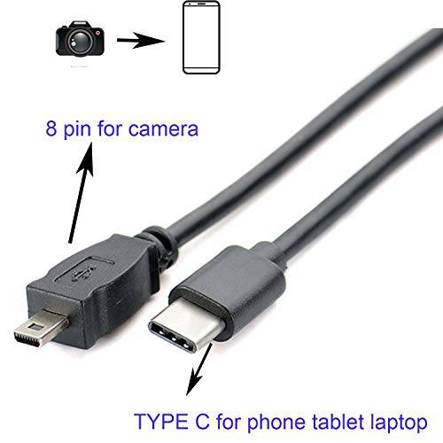 OTG Data 케이블 Type-C USB-C 스마트 폰 to for Nikon 카메라 UC-E6 UC-E23 UC-E17 포토 전송 케이블 for Nikon SLR DSLR D3300 D750 D5300 D7200 D3200 Coolpix L340 L32 A10