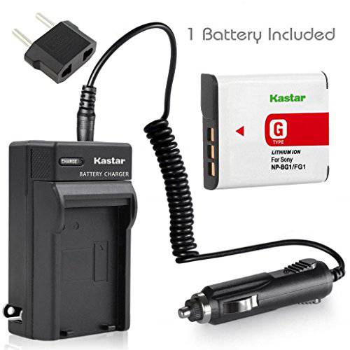 Kastar New Battery+ 충전 for 소니 CyberShot DSC-W120 DSC-W130 NP-FG1 DSC-W230 DSC-N2