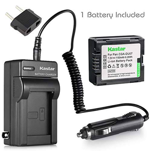 Kastar 1 Pack 배터리 and 충전 for 파나소닉 CGA-DU06 CGA-DU07 CGA-DU12 CGA-DU14 CGA-DU21 Batteries