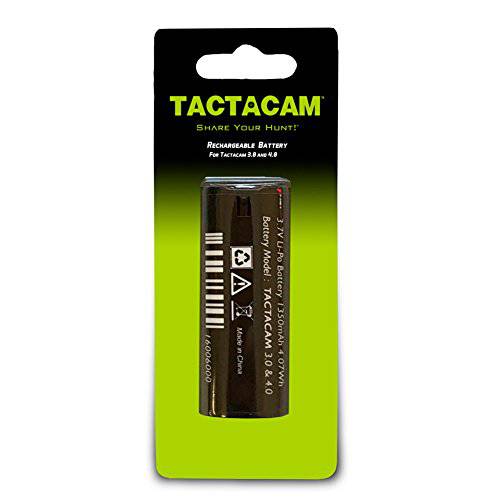 Tactacam 교체용 배터리 for Tactacam 5.0, 4.0 and Solo 카메라