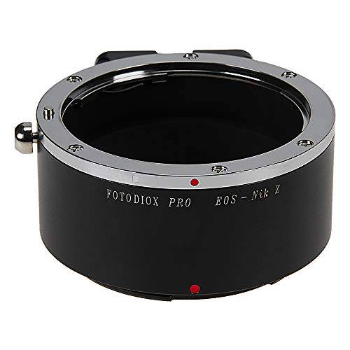 Fotodiox 프로 렌즈 마운트 어댑터 호환가능한 with 캐논 EOS (EF/ EF-S) D/ SLR Lenses to Nikon Z-Mount 미러리스 카메라 Bodies