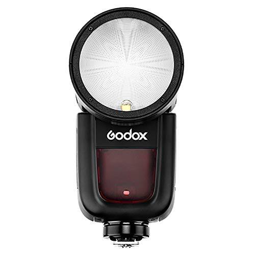 Godox V1-S 라운드 샤워헤드 카메라 Flash Speedlite Flash for 소니 DSLR 카메라