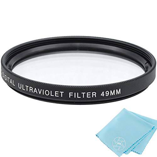 49mm UV 필터 for Canon, Nikon, Olympus, Panasonic, Pentax, Sony, Sigma, Tamron 디지털 Cameras, SLR Lenses, and 캠코더