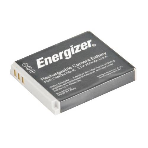 Energizer ENB-C4L 디지털 교체용 배터리 NB-4L for 캐논 IXUS 120 IS, 30, 50, 80 and PowerShot SD1000 and TX1 (Black)