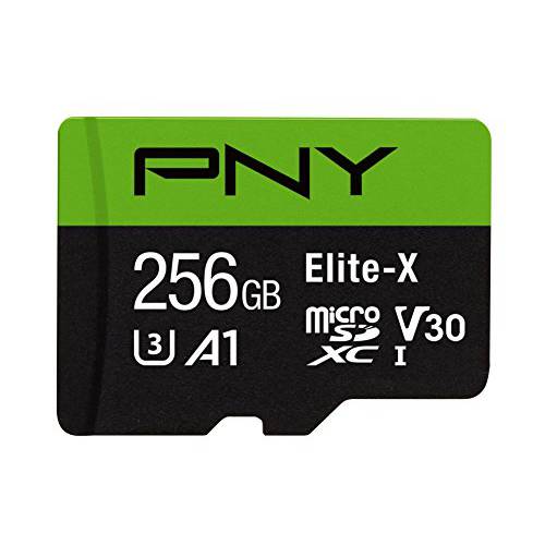 PNY 256GB Elite-X Class 10 U3 V30 microSDXC 플래시 메모리 카드
