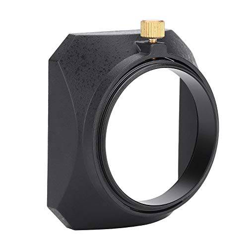Acouto 49mm 범용 스퀘어 렌즈 후드 Sete for DV 카메라코더 디지털 영상 카메라 렌즈 필터 or Barrel 스레드