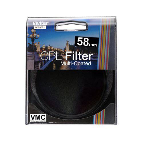 Vivitar Series 1 58mm Multi-Coated 원형 편광 Glass 필터
