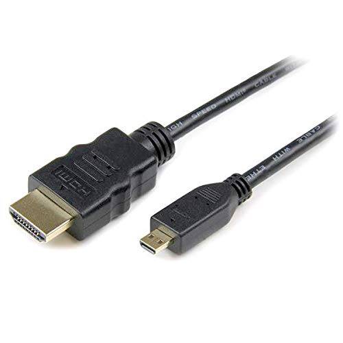 CanaKit 라즈베리 파이 4 미니 HDMI 케이블 - 6 Feet (Pack of 2)