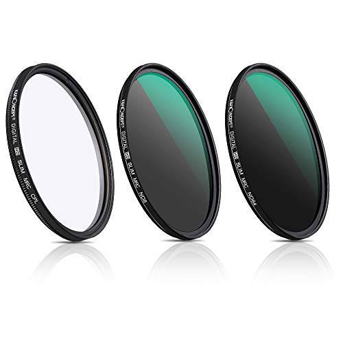 K& F Concept 82mm 렌즈 필터 Sets 중성 농도 ND8 ND64 CPL 원형 편광 for 프로페셔널 카메라 렌즈 with 다양한 레이어 소형 코팅