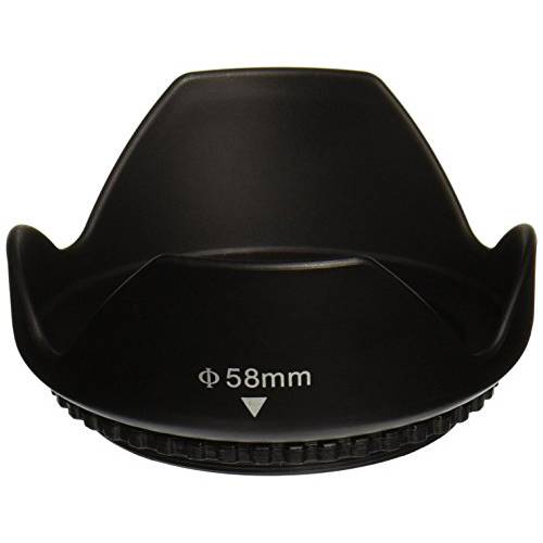 Vivitar 58mm 프로 디지털 Tulip 하드 렌즈 후드