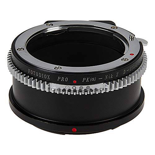 Fotodiox 프로 렌즈 마운트 어댑터 호환가능한 with Pentax K 오토 포커스 마운트 (PK AF) DSLR Lenses to Nikon Z-Mount 미러리스 카메라 Bodies