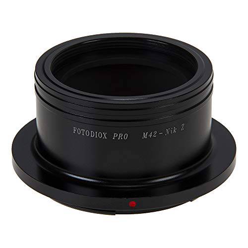 Fotodiox 프로 렌즈 마운트 어댑터 호환가능한 with M42 스크류 마운트 SLR Lenses to Nikon Z-Mount 미러리스 카메라 Bodies