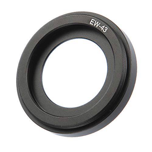 Foto4easy 메탈 EW-43 렌즈 후드 for 캐논 EF-M 22mm F2 STM 렌즈 (Black)