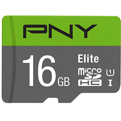 PNY 16GB Elite Class 10 U1 microSDHC 플래시 메모리 카드 P-SDU16GU185GW-GE