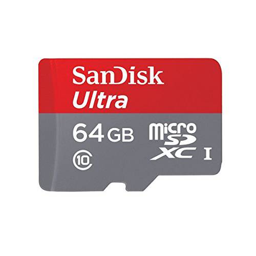 SanDisk 울트라 64GB microSDXC Class 10 UHS 메모리 카드 속도 up to 30MB S 어댑터포함 - SDSDQUA-064G-U46A [Old Version]