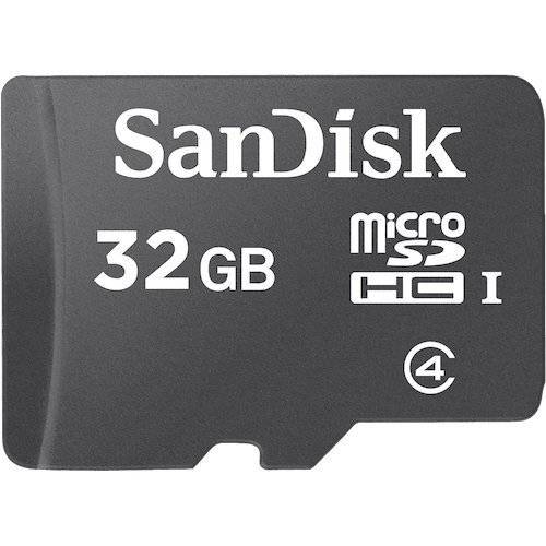 SanDisk microSDHC 32GB 플래시 메모리 카드 Black SDSDQM-032G-B35 리테일 포장, 패키징
