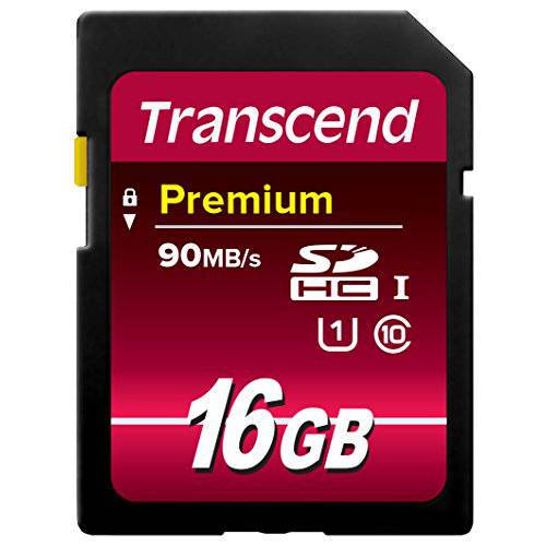 Transcend 16GB SDHC Class 10 UHS-1 플래시 메모리 카드 up to 60MB S TS16GSDU1