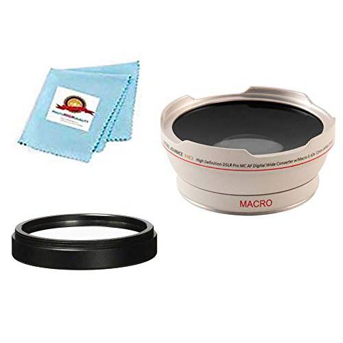 72mm 스레드 0.43x 프로페셔널 고속 오토 포커스 디럭스 슈퍼 Wide-Angle 렌즈 with 매크로+  UV 필터+  청소 Cloth, Japan Optics