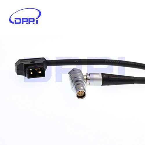 DRRI 직각 1B 4pin to D-tap 파워 케이블 for 캐논 C200/ C300 mkII/ C500&  V 마운트